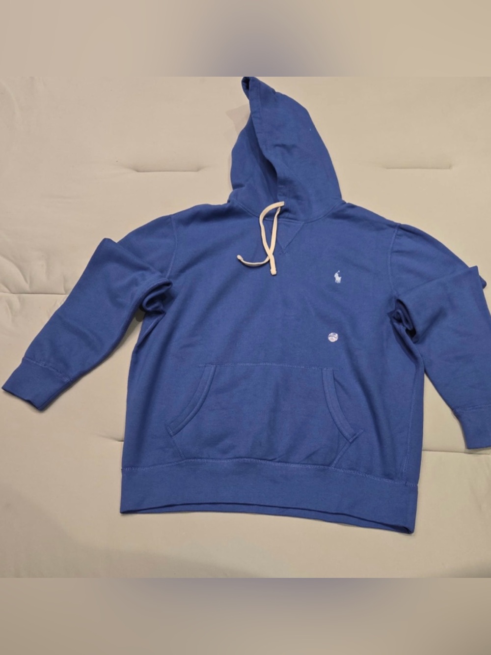 Ralph Lauren Men's Royal Blue Crewneck Hoodie